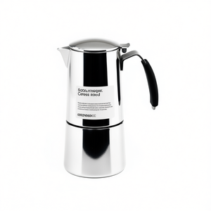 Cafetera OMNIA de 6 tazas de acero inoxidable, cromo pulido, para inducción, modelo 0092N060ICC - Product Image 2