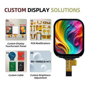 Mô-đun hiển thị <span class=keywords><strong>TFT</strong></span> 2.01 inch nhỏ gọn với độ phân giải 240x296, trình điều khiển jd9853, bảng màu đầy đủ và SPI 4 dây đa năng - Product Image 5