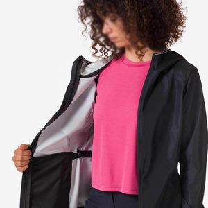 Nueva ropa deportiva personalizada, venta al por mayor, chaqueta cortavientos para mujer, chaqueta cortavientos con dobladillo elástico para mujer - Product Image 5