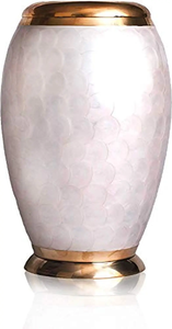 Urna dorada para adultos de estilo americano de lujo al por mayor, nueva caja de terciopelo de cremación de latón de gran tamaño, suministros funerarios dorados para adultos - Product Image 4