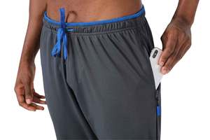 Pantalon de jogging léger et respirant pour hommes, pantalon de golf extensible dans les quatre sens avec 2 poches latérales zippées pour hommes, vente à chaud - Product Image 5