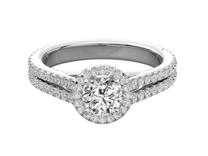 Wholesale 925 Sterling Silver 14K Gold Plated <b>Iced</b> Engagement Wedding <b>Ring</b> Brilliant Cut Diamond IGI Certified Fine Jewelry for - Product Image 5