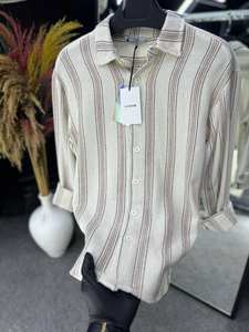 Camisa de Vestir de Satén con Estampado de Lunares para Hombre, Casual, Manga Larga, con Botones, para Primavera, Verano, Playa, Ligera, Transpirable, Teñida - Product Image 3