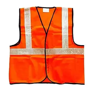 Hi Vis Vest Custom Logo 120gsm Yellow Safety Reflective Vest Best Price Export Quality
