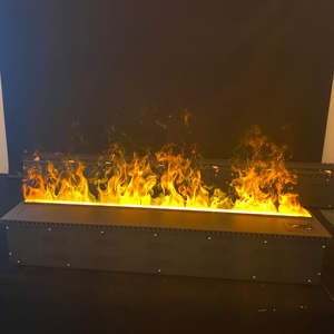 Chimenea Eléctrica Moderna en Oferta, Metálica, Independiente o Empotrable para Uso en Interiores, Enchufe AU, para Decoración de Sala de Estar - Product Image 1