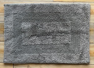 Alfombra de baño Ultra suave Reversible de lujo, alfombra de baño antideslizante absorbente de algodón para suelo, bañera, ducha, lavable a máquina, hogar, Hotel - Product Image 2