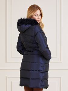 Chaqueta acolchada larga con capucha de alta calidad para mujer, chaqueta de burbujas de diseño personalizado, acolchada y transpirable - Product Image 3