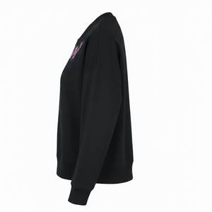 Sudaderas de Forro Polar para Mujer, Personalizadas con Logotipo, Color Negro, Casuales, Cálidas para Invierno y Verano, Transpirables, Estilo Urbano, Gran Venta - Product Image 3