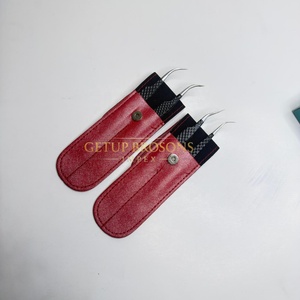 Pince à épiler GETUP BROSONS IMPEX en acier inoxydable et acrylique, anti-magnétique, anti-statique, à pointe fine et lisse de 10 mm, pour isolation des cils - Product Image 6