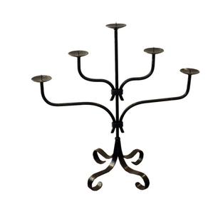 Home Decorative Iron <b>Candelabra</b> <b>Black</b> Finish for Wedding Christmas & Living Room Interior Decor Eco-Friendly Handmade - Product Image 4