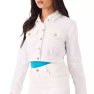 แจ็กเก็ตผ้ายีนส์ฟอกกลับได้แบบเซ็กซี่มีฮู้ดทันสมัยแฟชั่นวินเทจพบกับความอเนกประสงค์ที่สมบูรณ์แบบสำหรับทุกโอกาส - Product Image 6