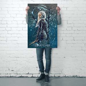 โปสเตอร์ทีวี The Witcher สไตล์โมเดิร์น ภาพซีรีจาก Netflix สำหรับติดผนัง - Product Image 2