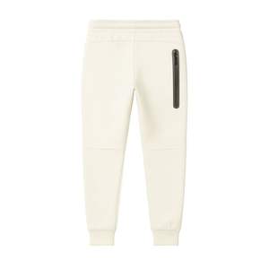 Pantalones Deportivos de Felpa Técnica para Hombre en Color Marfil, Ligeros, Cálidos, para Entrenamiento Atlético, Corte Ajustado, Ropa Deportiva Premium, Pantalones Deportivos - Product Image 6