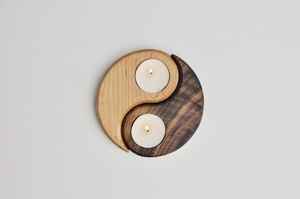 Wooden <b>Tealight</b> <b>Holder</b> Reclaimed Wood Candle <b>Holder</b> Centerpiece Decor - Product Image 2