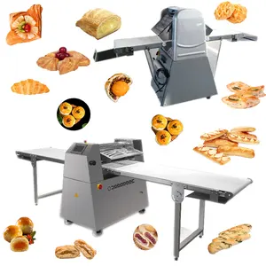 Duitsland Lage Kosten Automatische Pastry Gezinsblad Maker Lente Roll Wrapper M Verkorting Machine Handleiding Type Deeg Vel Presser Machine (
