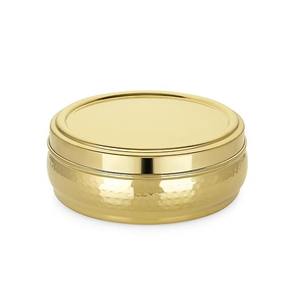 Boîte à épices en métal de luxe Boîte à épices en métal artisanale avec récipient Boîte Masala antique Ensemble de pots à épices personnalisé en acier inoxydable - Product Image 3