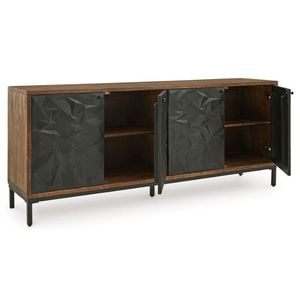 Soporte de TV Phoenix Home Modern Storage PB Board con diseño de metal Muebles de sala de estar Soporte de TV - Product Image 2