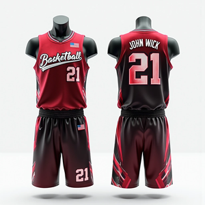 Uniformes de Baloncesto Sublimados Personalizados RTS de Alta Calidad, Ropa Deportiva para Hombre, Camisetas de Baloncesto Transpirables de Secado Rápido - Product Image 2