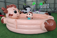 Équipement gonflable chinois pour enfants - Machine de combat de taureaux pour adultes. Machine de jeu commerciale de combat de taureaux.