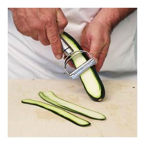 Pelador de Frutas y Verduras CX294 de Acero Inoxidable Satinado, Herramienta del Grupo Berni - Product Image 4