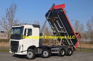 Camion benne lourd Volvo FH 540 d'occasion 2018, 8x4, Diesel 500ch, capacité 31-40T, Euro 5, pour travaux d'ingénierie et de construction, à vendre - Product Image 2