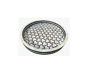 Bandeja con incrustaciones de hueso de aspecto elegante para el hogar, decoración de mesa de boda, bandeja para servir comida, bandeja con incrustaciones de hueso antiguo, mejor precio, diseño único - Product Image 1