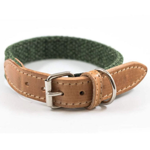 Elegante Collar de Cuero Premium para Perro con Acabado de Tachuelas, Diseño Simple y Lujoso, para Perros Pequeños y Grandes, Duradero, Transpirable y Ecológico - Product Image 1