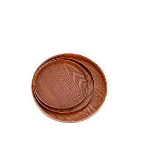 Juego de Platos de Madera para Aperitivos y Postres, Personalizados, de Acacia, Forma Redonda, para Bodas, a un Precio Razonable - Product Image 1