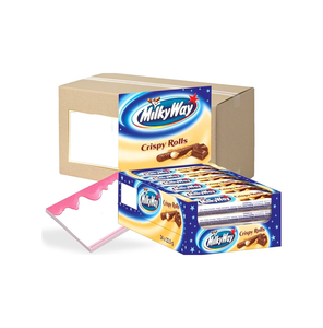 Auténticos Rollos Crujientes Milkyy Wayy de 22.5g, Palitos de Oblea Cubiertos de Chocolate con Leche y Relleno Ligeramente Batido, Suministro al por Mayor - Product Image 6