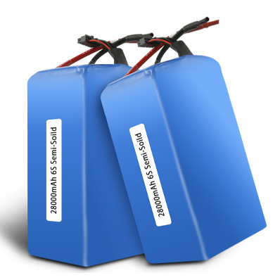 Bixell HR-6S 22.2V Semi-solid-state Battery 20000mAh/28000mAh LiNiMnCoO2 Cathode for Airborne Manned Aircraft AI Humanoid Robot