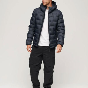 Chaqueta de Invierno Personalizada para Hombre 2025, Gruesa, Impermeable, Transpirable, con Cierre de Cremallera, Talla Grande, Cuello Alto - Product Image 1