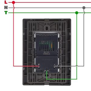 ปลั๊กไฟ, MXIXO-005, 5 ชิ้น, USBx2/เต้ารับ, 110/125-250VAC, 15A, 50/60Hz, 5VDC, 2.1A, สีเงิน/อ๊อกซ์ฟอร์ด, สแตนเลส - Product Image 3