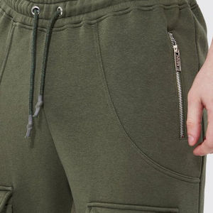 Nouvelle Arrivée Pantalon de survêtement évasé en molleton de coton pour homme, personnalisable, imperméable, respirant, style streetwear décontracté, design délavé - Product Image 5