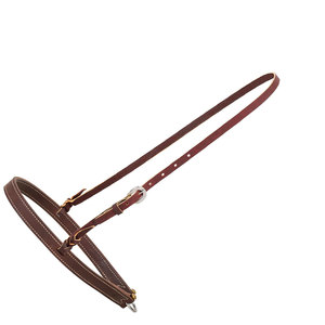 Premium cuir travail Tack muserolle culotte réglable cheval formation Tack boucle fermeture Western anglais équitation équine - Product Image 6