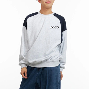 Sudadera Holgada de Diseño Moderno con Bloques de Color para Hombre 2026 / Sudadera Holgada de Moda Urbana con Bloques de Color para Hombre - Product Image 1