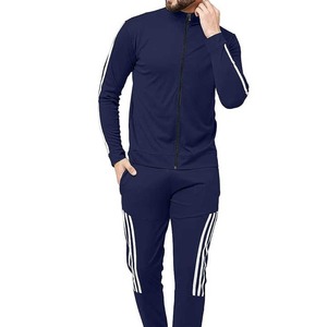 Unique Design Comfortable Breathable <b>Tracksuit</b> Set Men Sports Zipped <b>Plain</b> <b>Tracksuit</b> For Printing Logo Custom Sports <b>Tracksuits</b> - Product Image 1