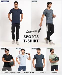 T-shirt de sport pour homme - Lycra Dotnit importé (GSM 180) - Product Image 2
