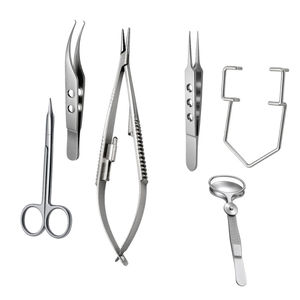 Juego de Instrumentos Oftálmicos Reutilizables Chun Tara Industries CTI-VOI-060, Instrumentos Quirúrgicos Oculares de Alta Precisión, Acero Inoxidable Médico - Product Image 1