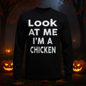Camiseta de Disfraz de Halloween, Camiseta de Manga Larga con Estampado de Pollo, Camiseta Promocional de Pollo - Product Image 3