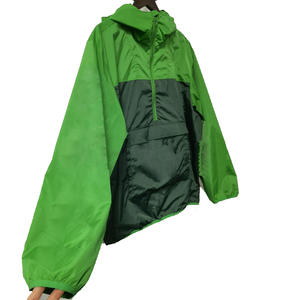 Chaqueta de Hombre con Capucha, Impermeable, Cortavientos, con Media Cremallera, Diseño de Parches, Personalizable con Logotipo OEM ODM - Product Image 3