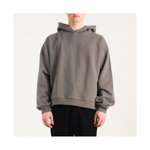 Sudaderas con Capucha de Algodón para Hombre, Diseño Sólido, 100% Algodón, Logotipo Personalizado, Diseño con Bolsillo, Servicio OEM, Transpirables, Venta al Por Mayor - Product Image 1