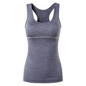 Chaleco deportivo de fitness sin costuras personalizado con hermoso diseño de espalda Ropa de yoga transpirable Top Camiseta sin mangas para mujer - Product Image 2