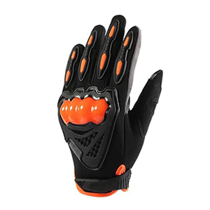 Gants de moto en cuir synthétique de qualité supérieure, antidérapants, avec fermeture à bouton, protection des doigts, course, conduite, moto - Product Image 3