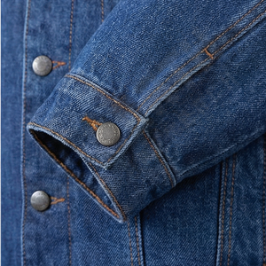 Veste en jean personnalisée avec logo, veste décontractée en coton pour homme, jean de qualité supérieure, vestes en jean pour homme, streetwear tendance - Product Image 6