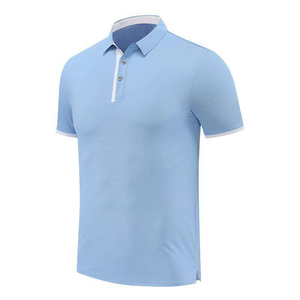 Vente en gros de tissu tricoté en polyester à séchage rapide pour hommes pour polo, brodé sur mesure, avec logo pour l'entraînement de golf et de tennis - Product Image 1