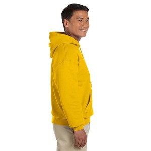 Sweat à capuche en mélange lourd jaune - Product Image 3