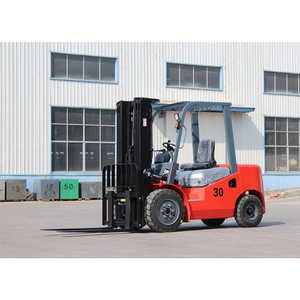 מלגזה דיזל חדשה לגמרי דו-שלבית <span class=keywords><strong>3</strong></span> מטר <span class=keywords><strong>3</strong></span> טון עם מנוע דיזל יפני להפעלה על משטחי ריצוף חיצוניים - Product Image 1