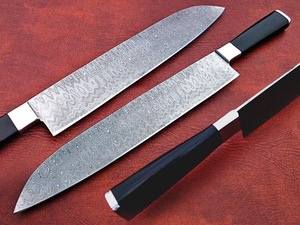 Couteau en acier damas fait à la main de haute qualité approvisionnement direct d'usine vente chaude damas couperet Chef couperets couteaux - Product Image 2