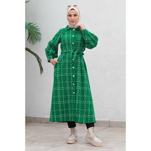 Abrigo de Plumón para Mujer con Botones para Uso Diario, con Relleno de 150g-200g - Product Image 3