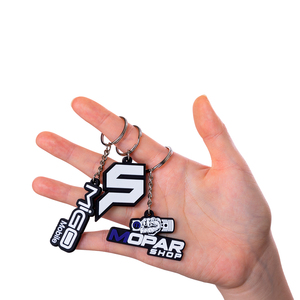 Custom Logo Durable PVC Keychain 2D 3D Personalized Promotional Gifts Event Business Souvenir Custom Size Low MOQ